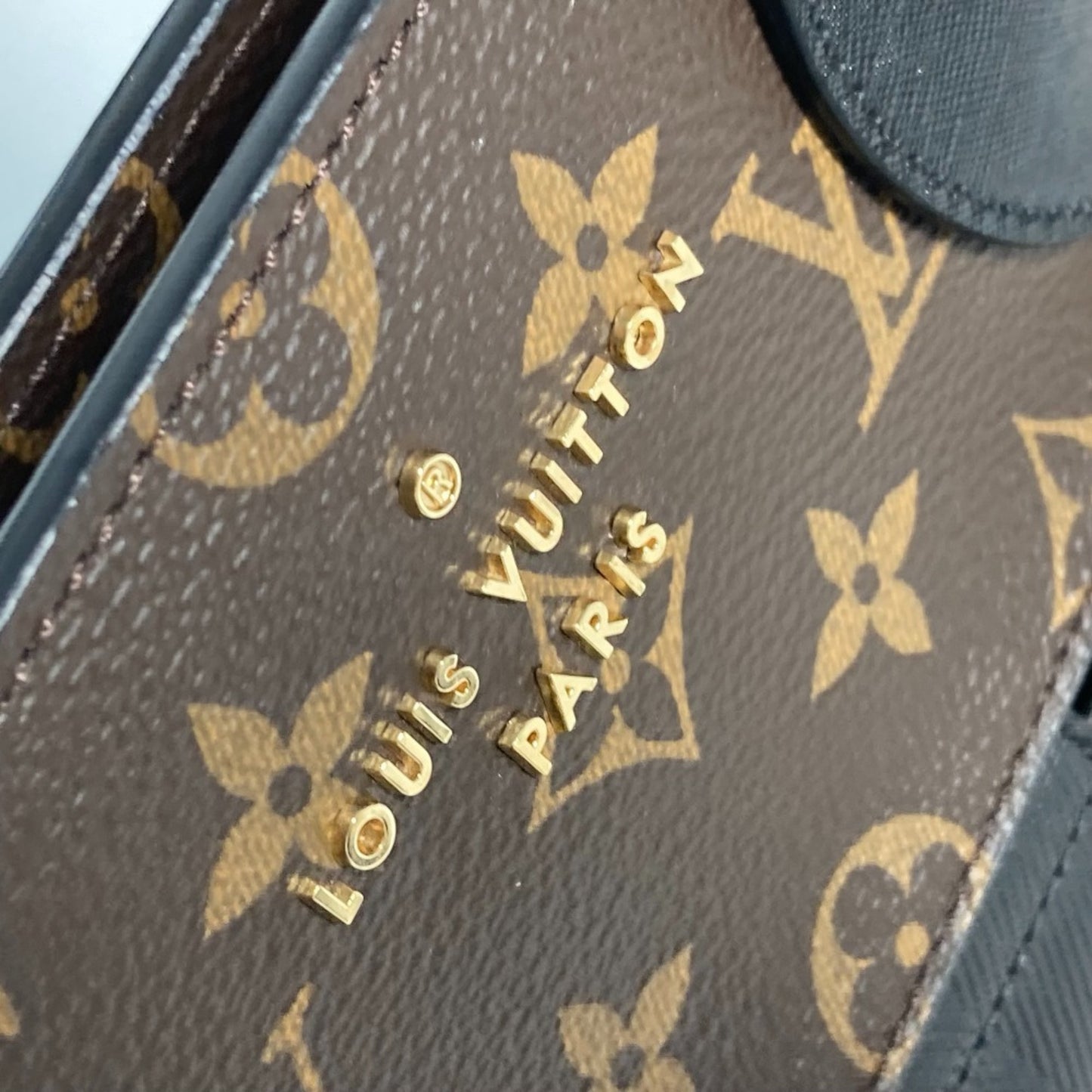 Louis Vuitton Monogram Canvas Black Shoulder Bags