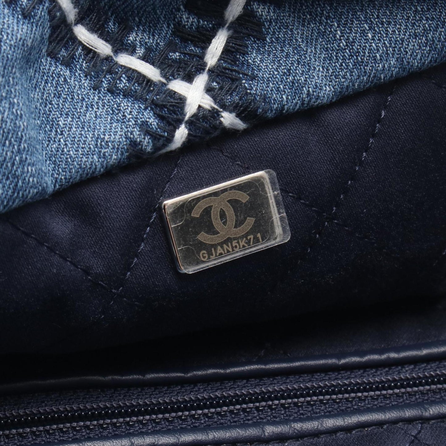Chanel Denim Blue Tote Bags