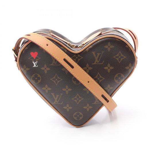 Louis Vuitton Coated Canvas Brown Shoulder Bags