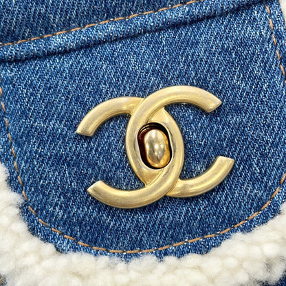 Chanel Denim Blue Shoulder Bags