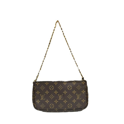 Louis Vuitton Monogram Canvas Brown Shoulder Bags