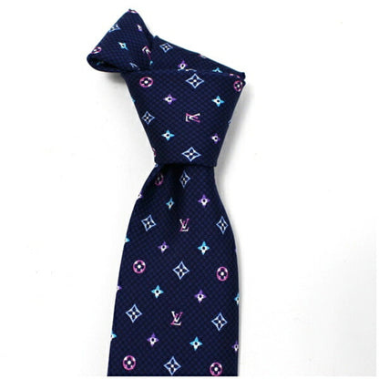 Louis Vuitton Silk Blue Ties