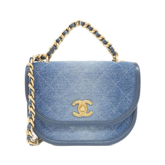 Chanel Denim Blue Handbags