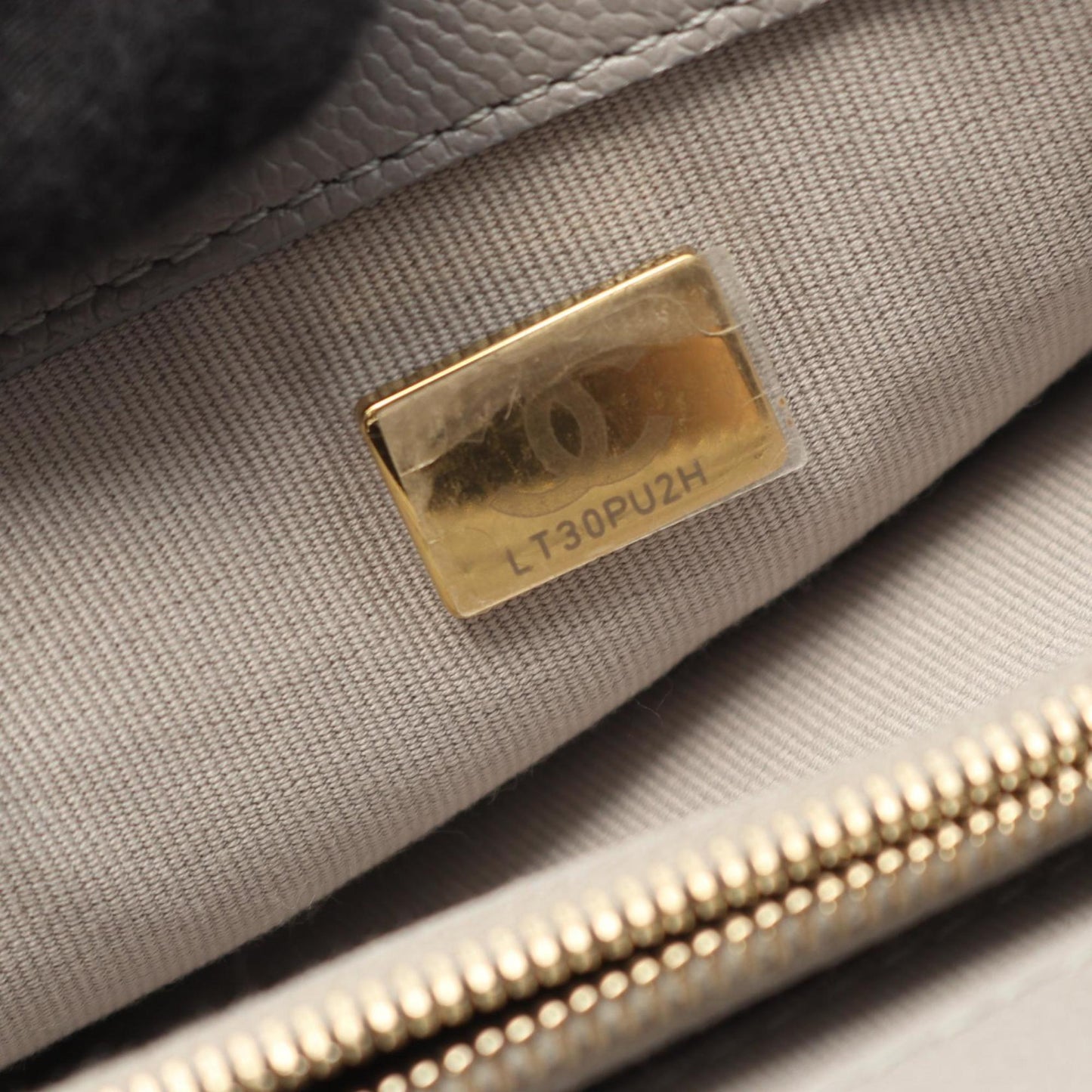 Chanel Calfskin Gray Shoulder Bags