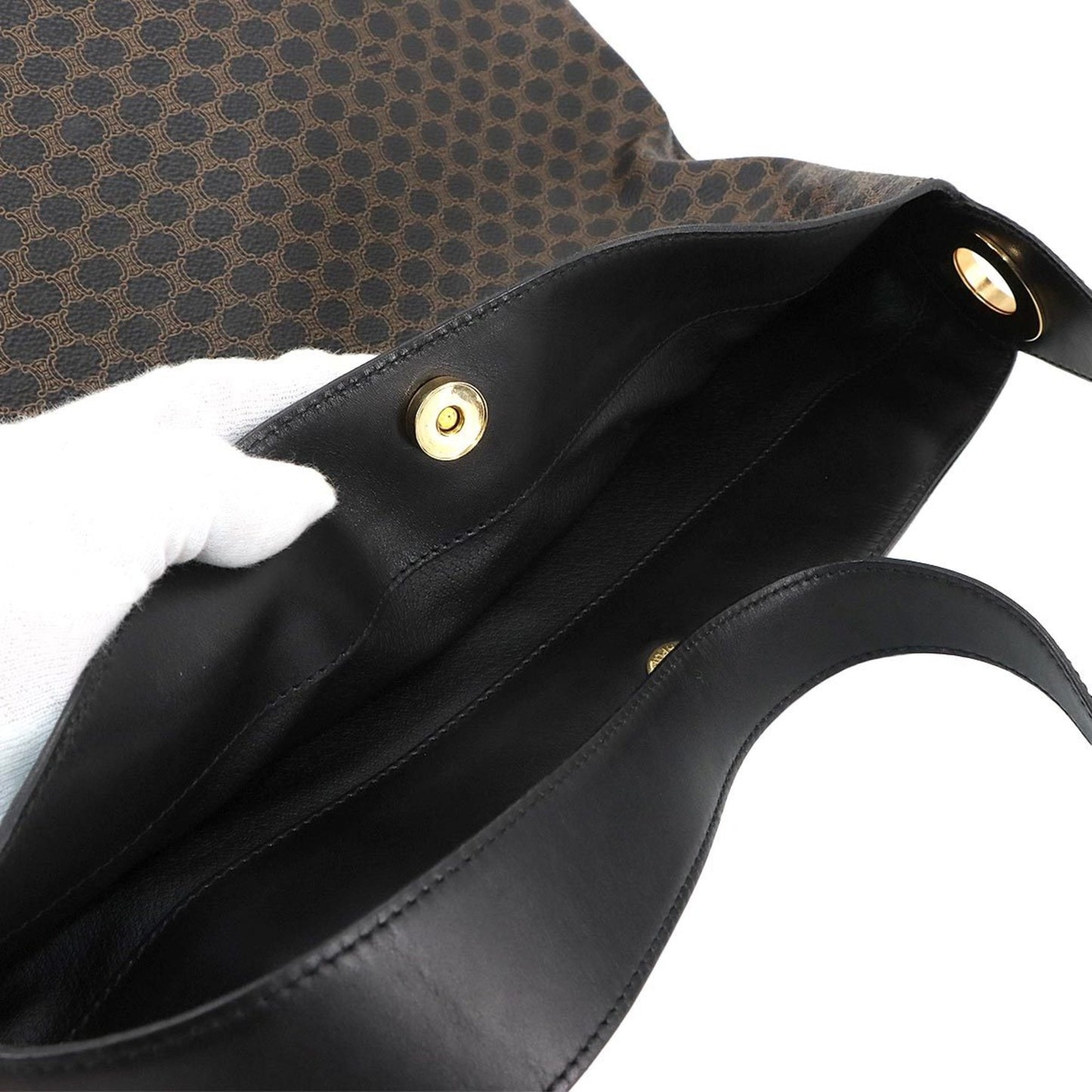 Celine Pvc Black Shoulder Bags