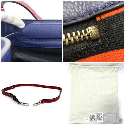 Loewe Canvas Black Shoulder Bags