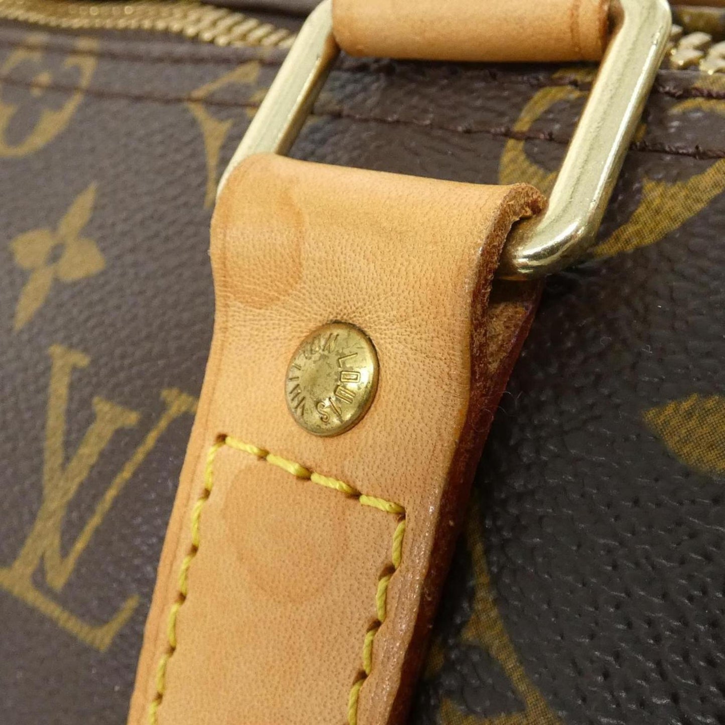 Louis Vuitton Coated Canvas Brown Travel Bags