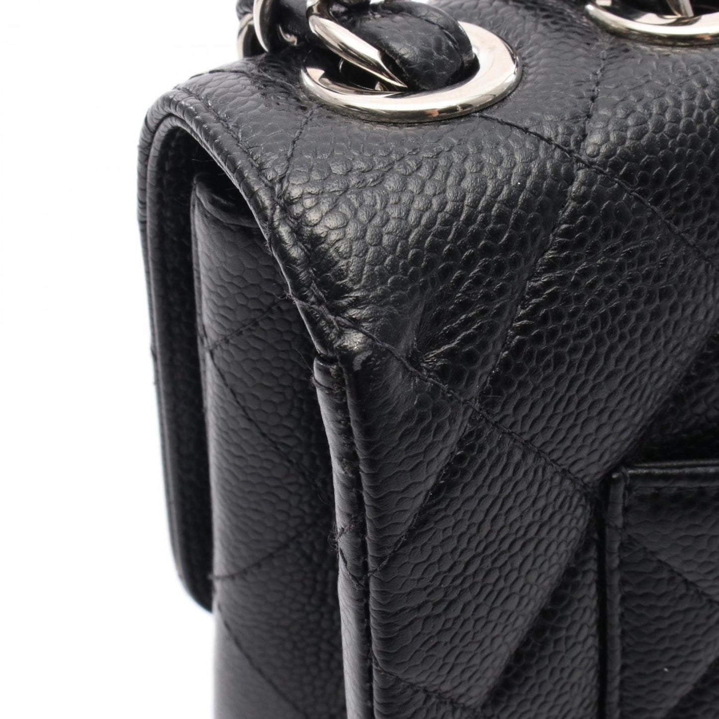 Chanel Calfskin Black Shoulder Bags