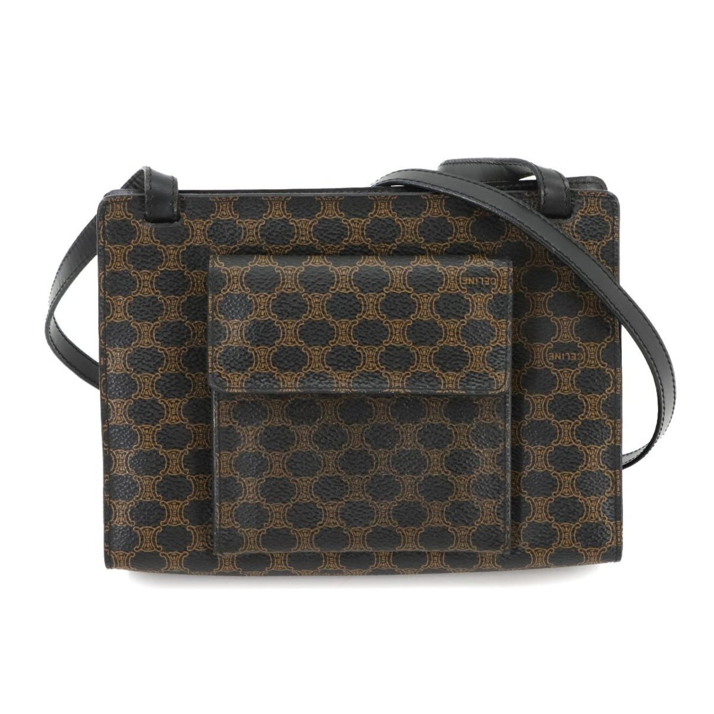 Celine Pvc Black Shoulder Bags