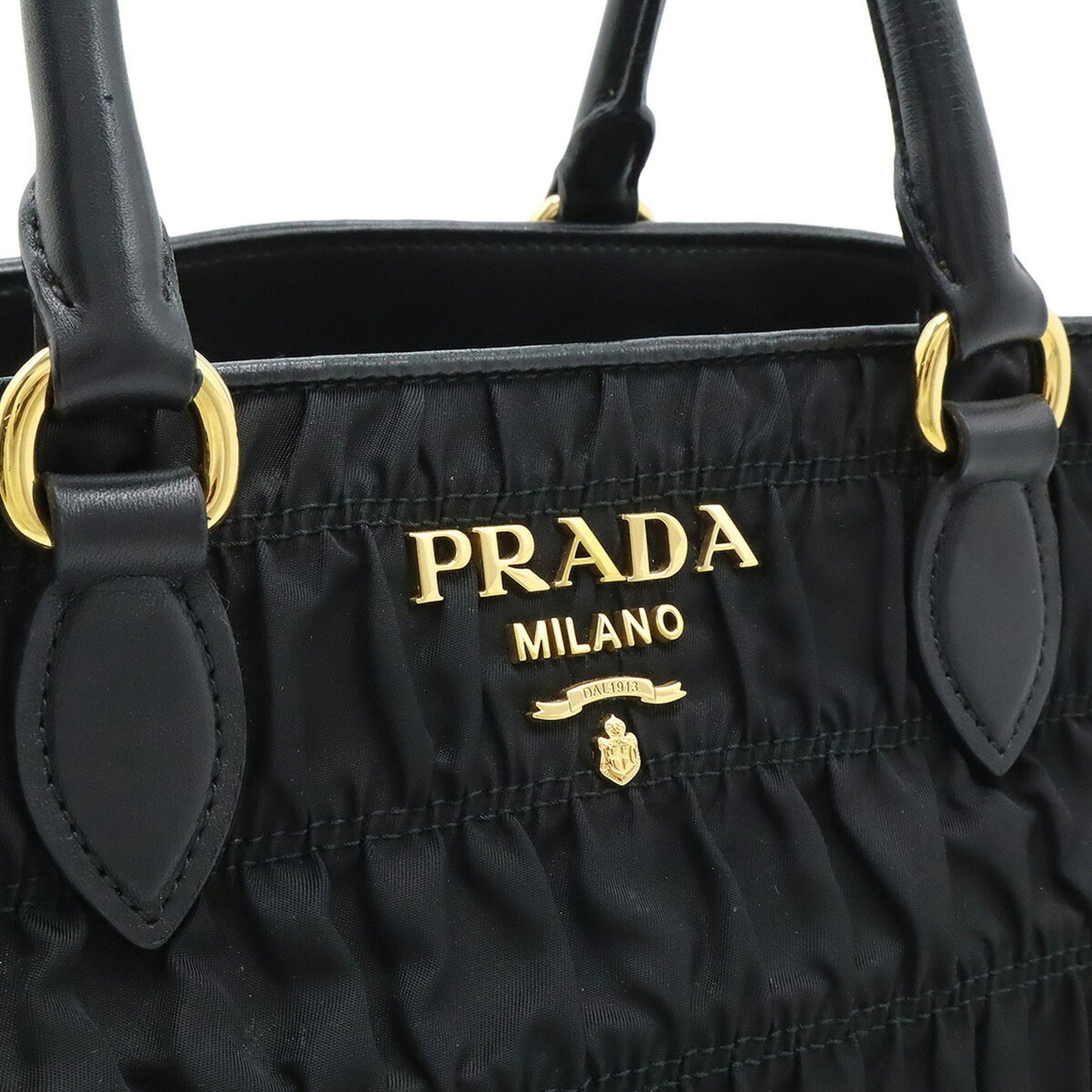 Prada Nylon Black Handbags