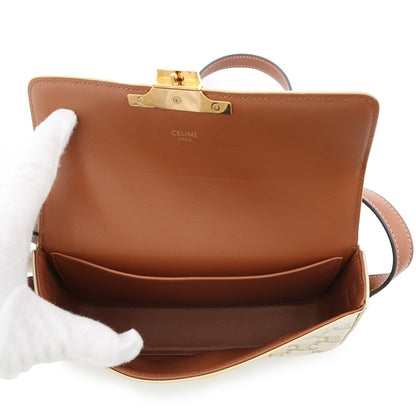 Celine Pvc White Shoulder Bags