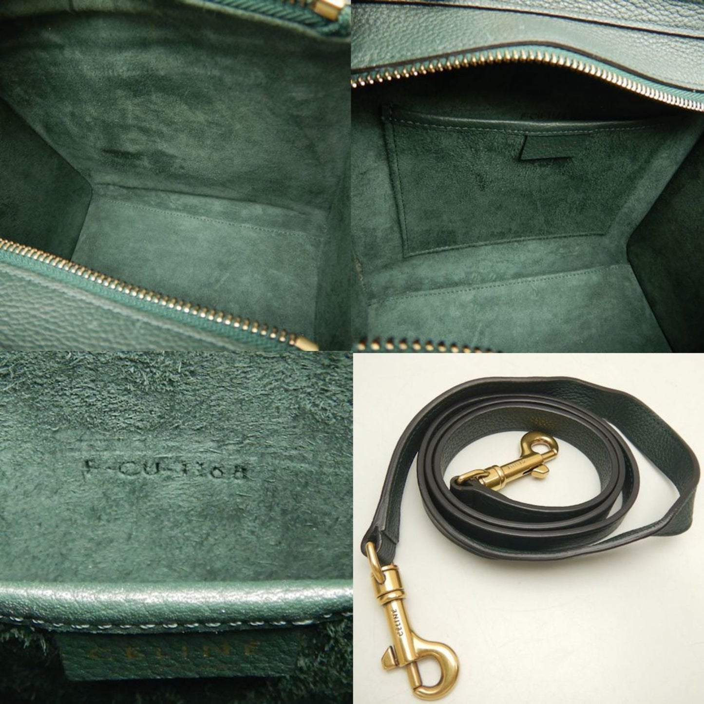 Celine Others Green Handbags