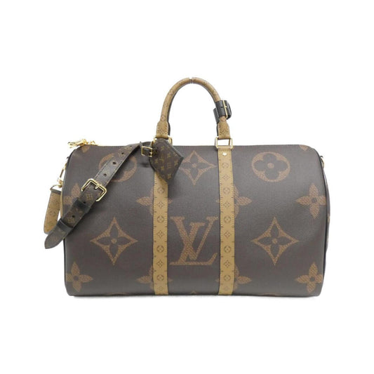 Louis Vuitton Coated Canvas Brown Travel Bags