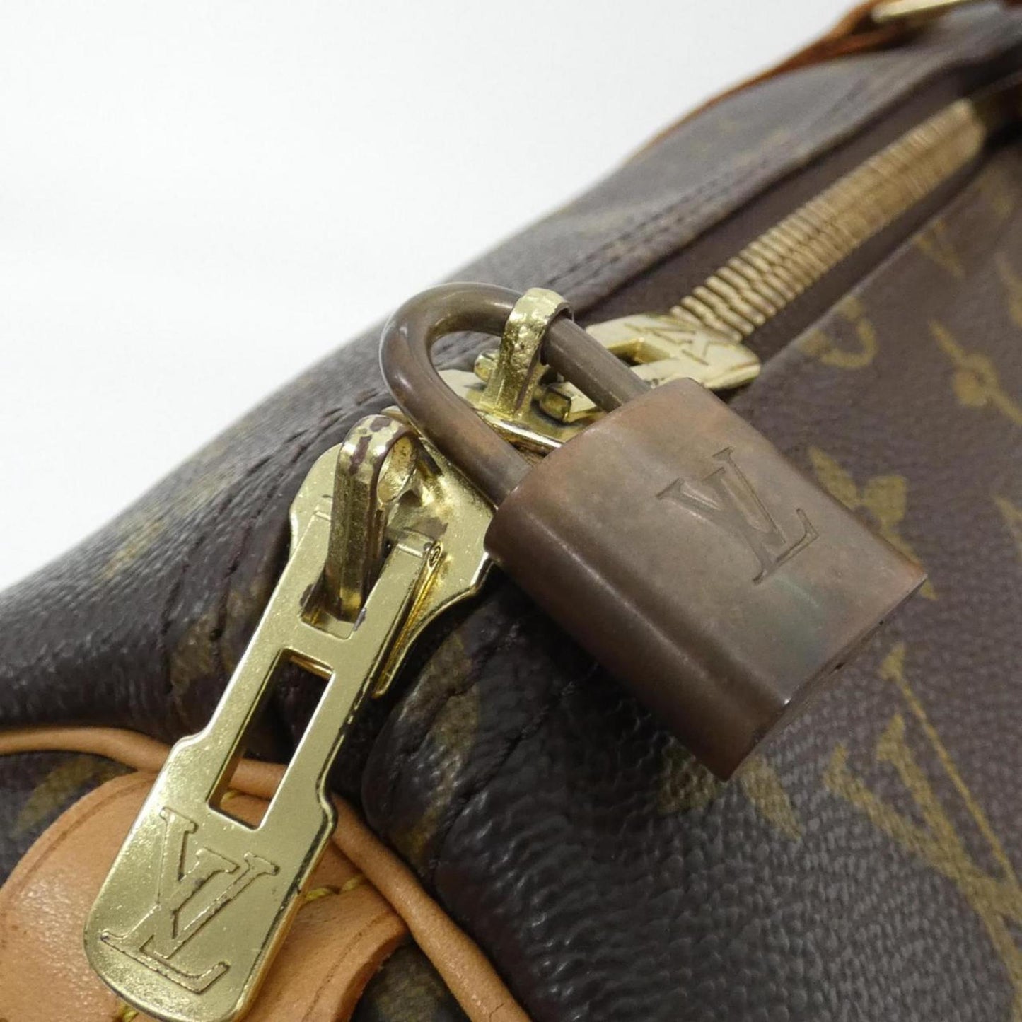 Louis Vuitton Coated Canvas Brown Travel Bags