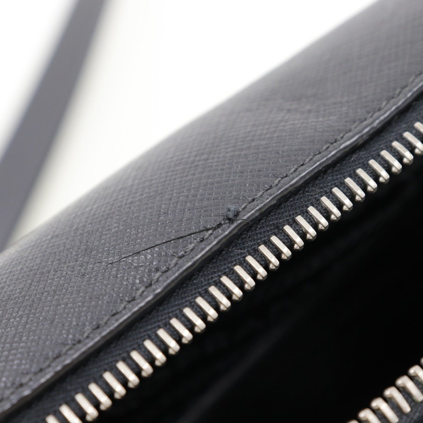 Prada Glossy Material Black Shoulder Bags