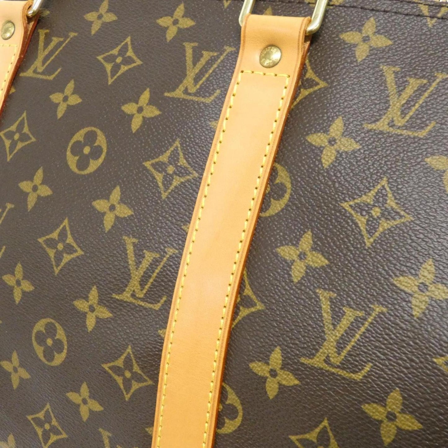 Louis Vuitton Coated Canvas Brown Travel Bags