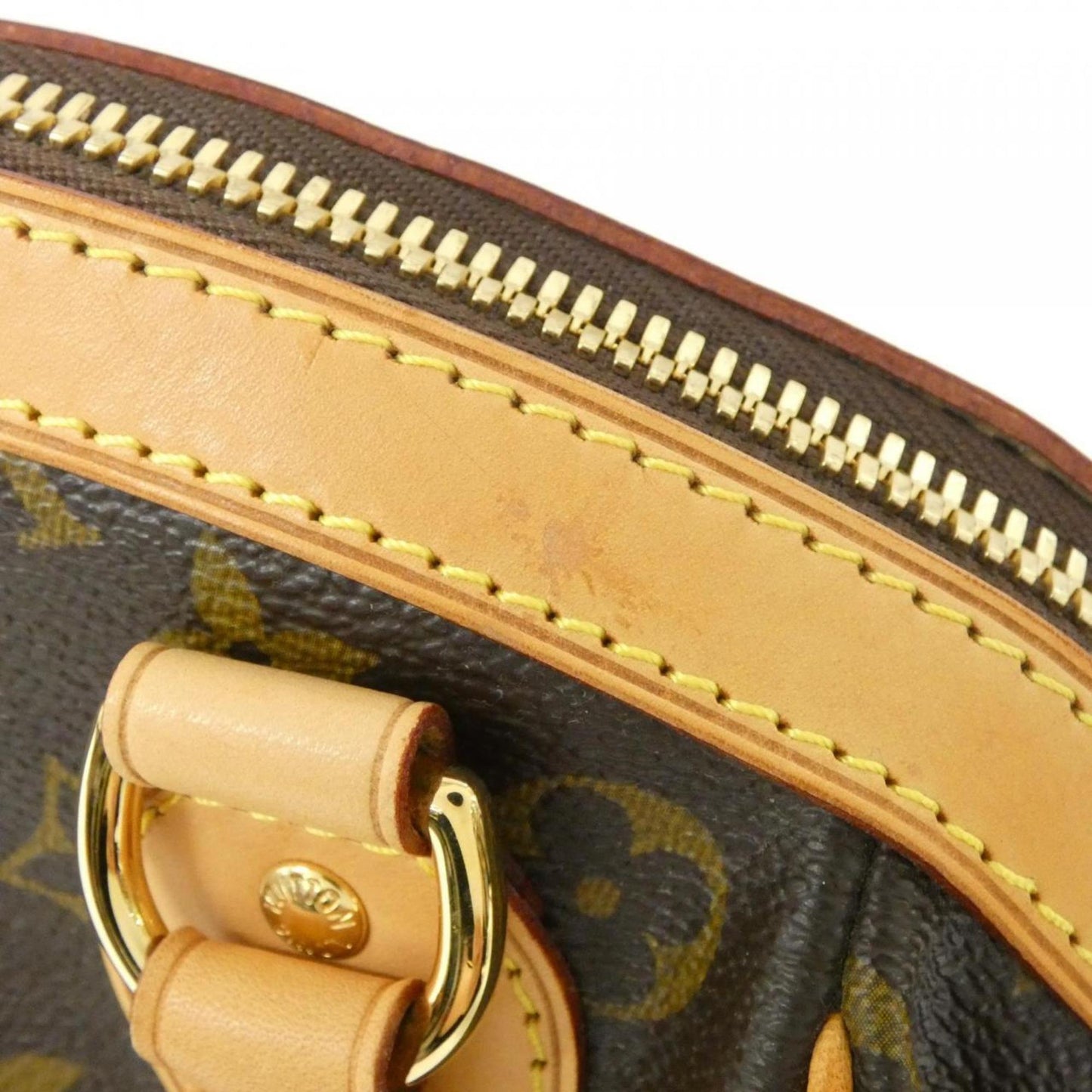 Louis Vuitton Coated Canvas Brown Handbags