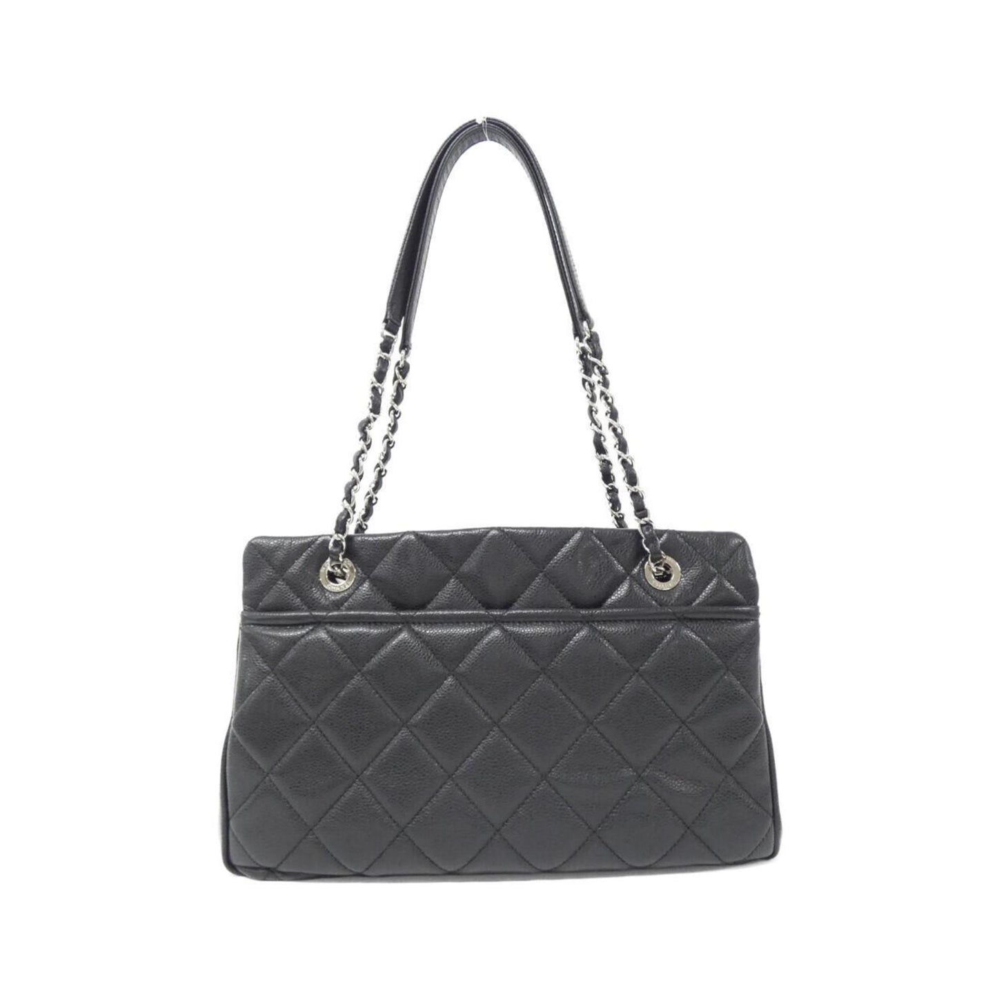 Chanel Calfskin Black Shoulder Bags