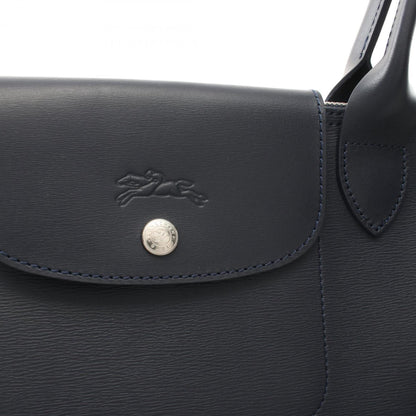 Longchamp Canvas Blue Tote Bags