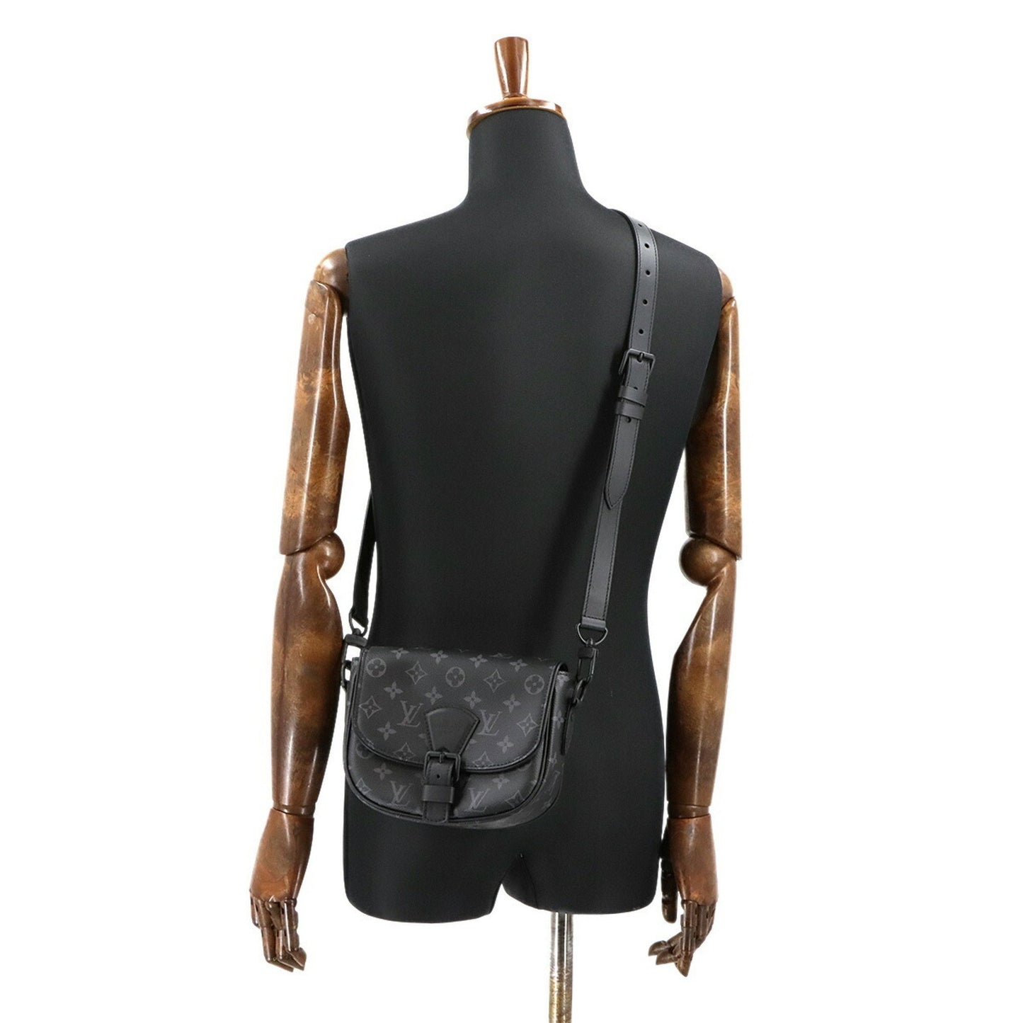 Louis Vuitton Monogram Canvas Black Shoulder Bags
