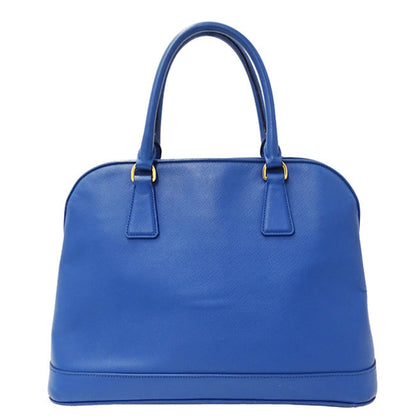 Prada Glossy Material Blue Handbags