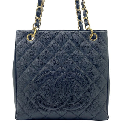 Chanel Calfskin Black Shoulder Bags
