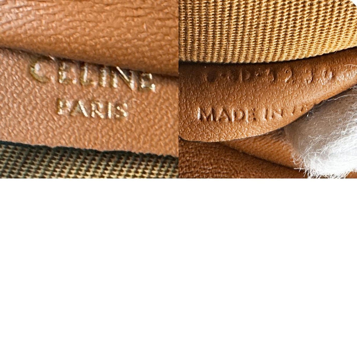 Celine Coated Canvas Brown Shoulder Bags