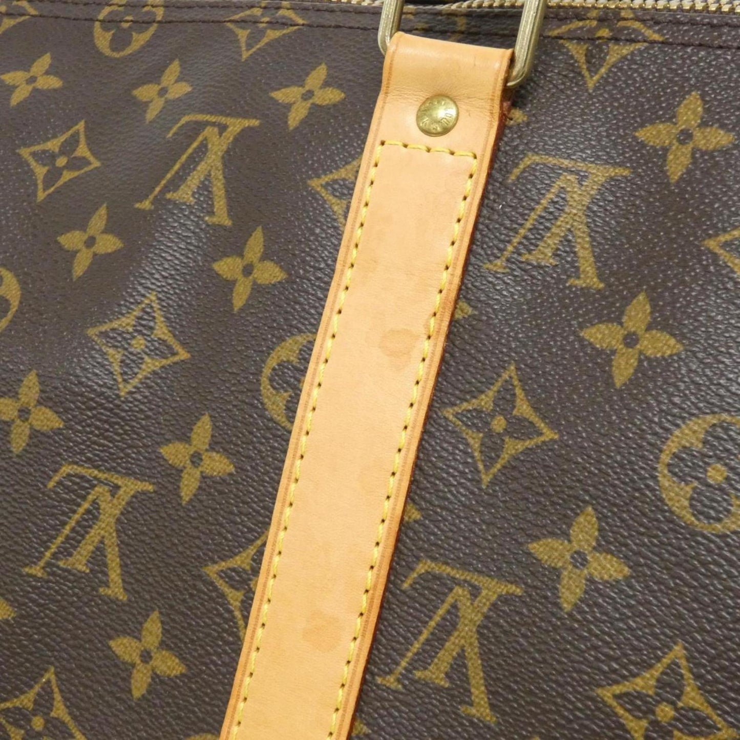 Louis Vuitton Coated Canvas Brown Travel Bags