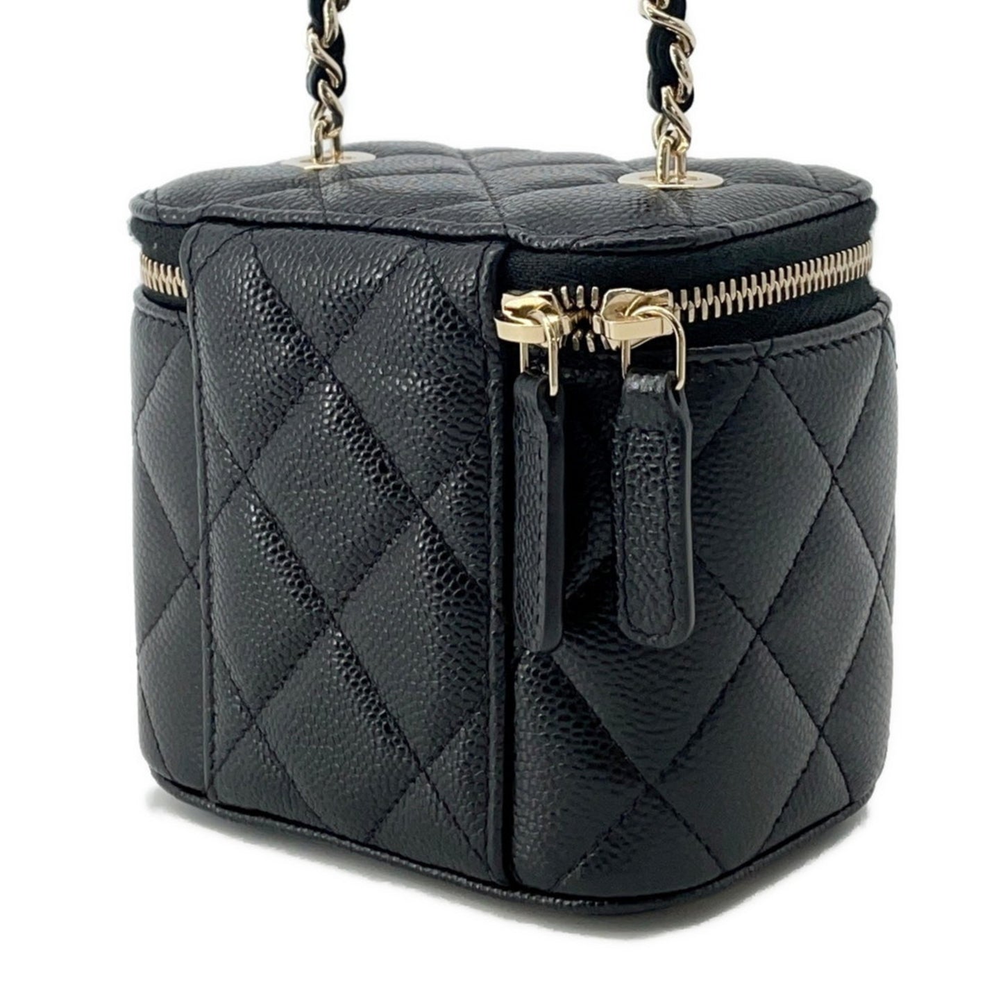 Chanel Calfskin Black Shoulder Bags