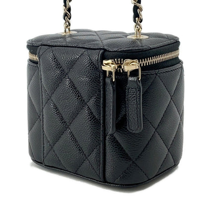 Chanel Calfskin Black Shoulder Bags