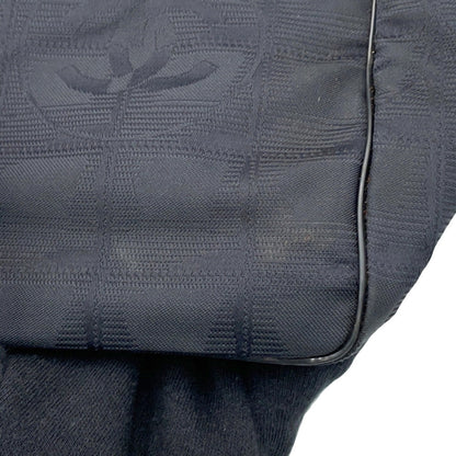 Chanel Woven Fabric Black Tote Bags