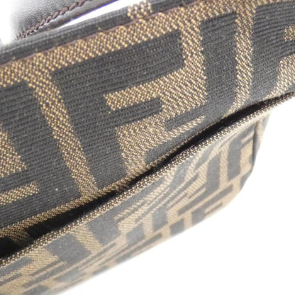 Fendi Canvas Brown Shoulder Bags