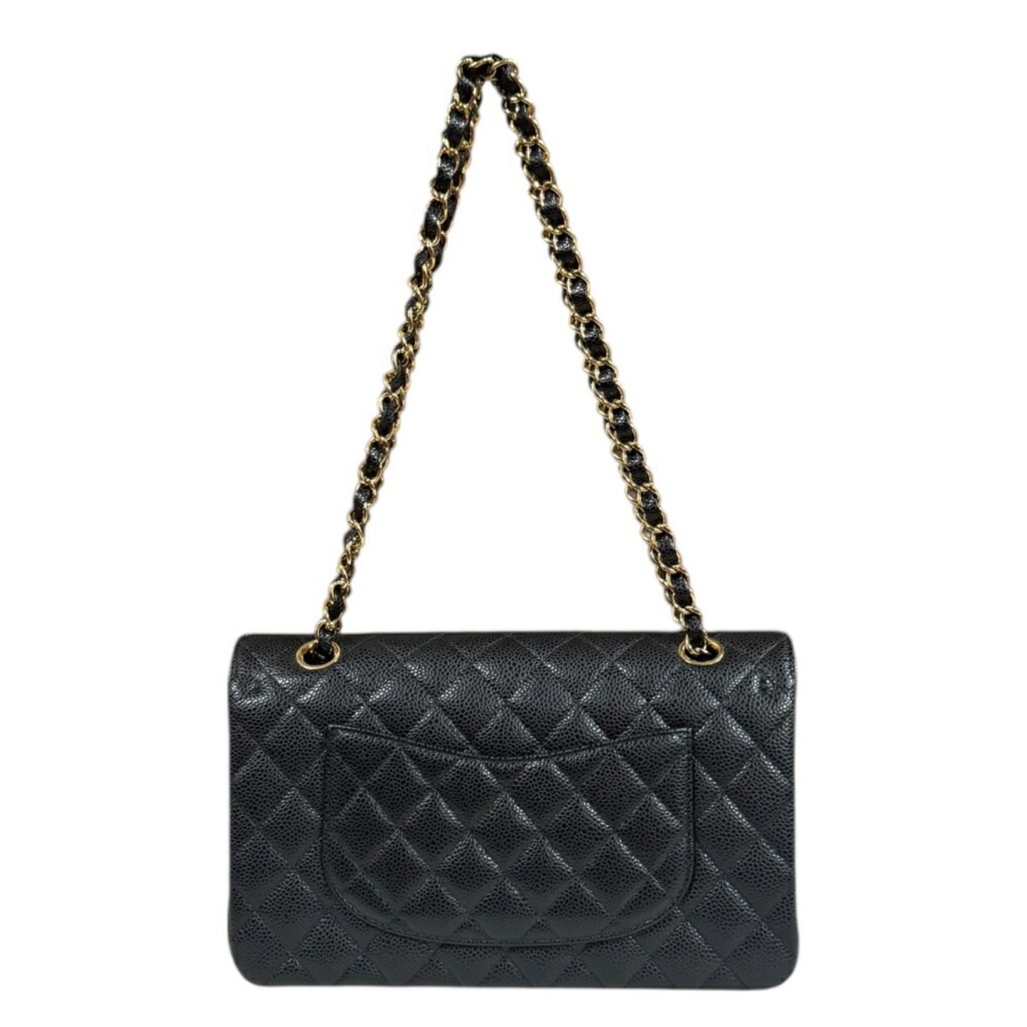 Chanel Calfskin Black Shoulder Bags