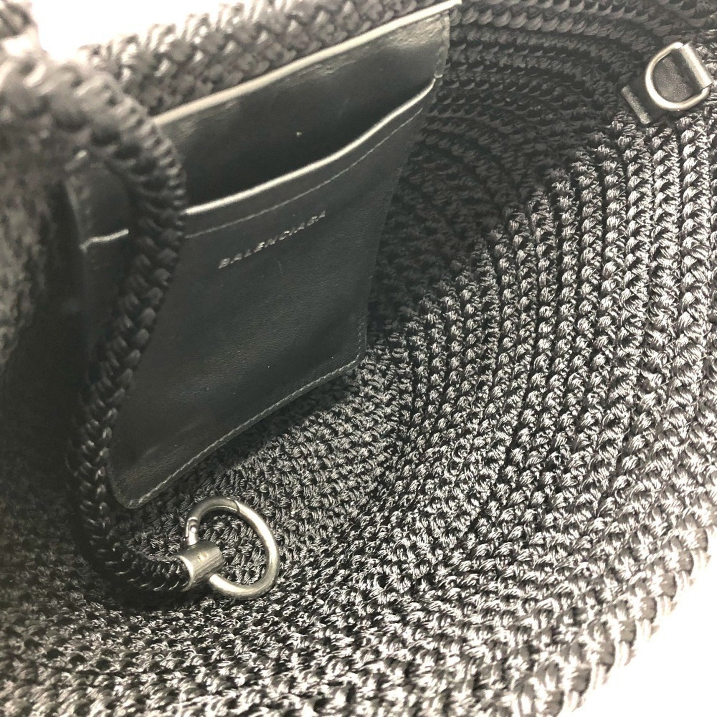 Balenciaga Nylon Black Handbags