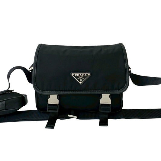 Prada Nylon Black Shoulder Bags