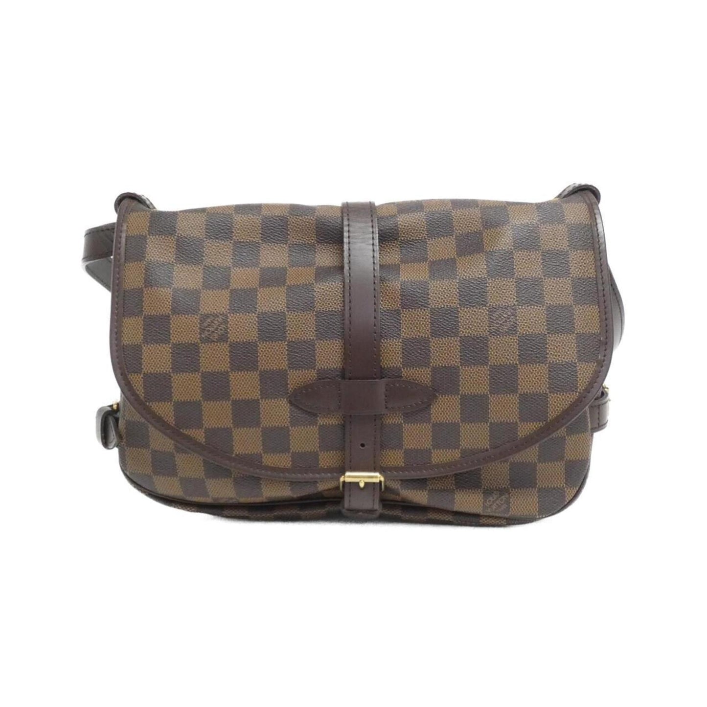 Louis Vuitton Coated Canvas Brown Shoulder Bags