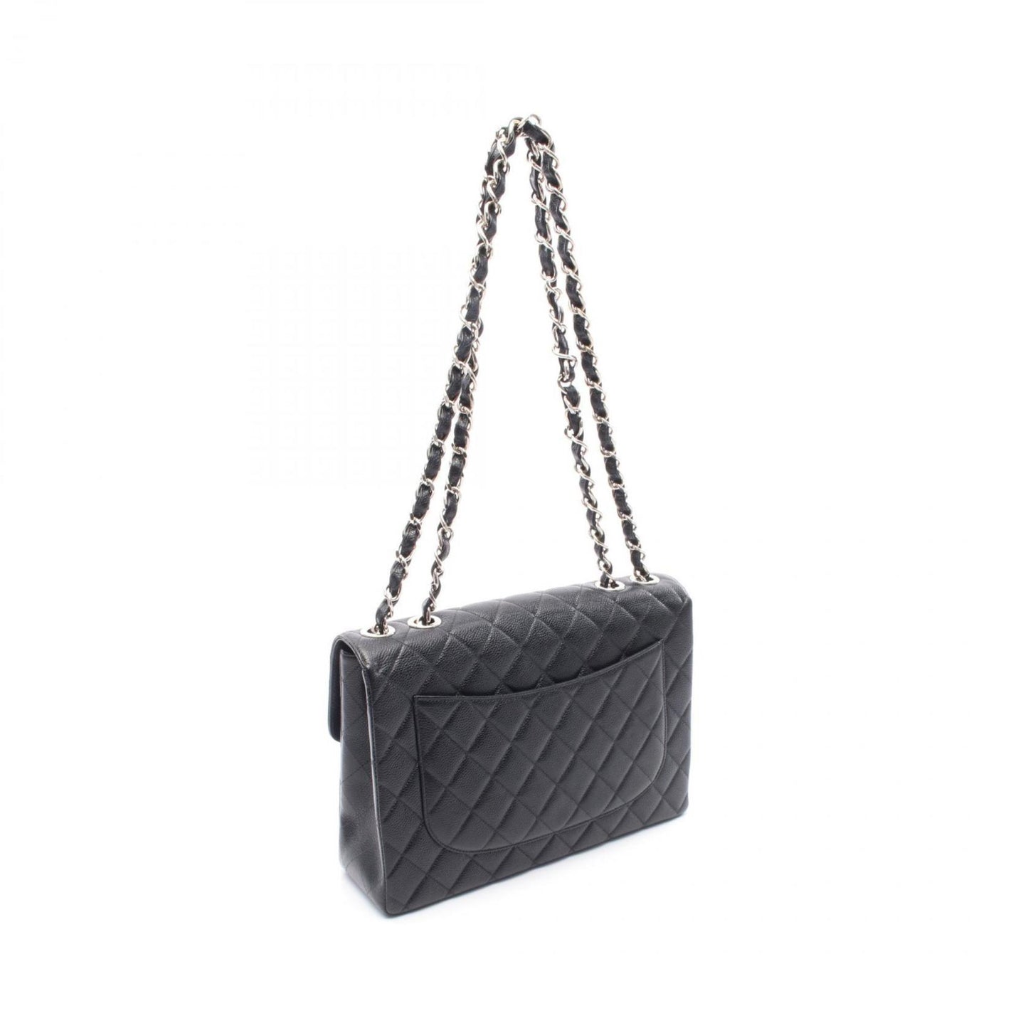 Chanel Calfskin Black Shoulder Bags
