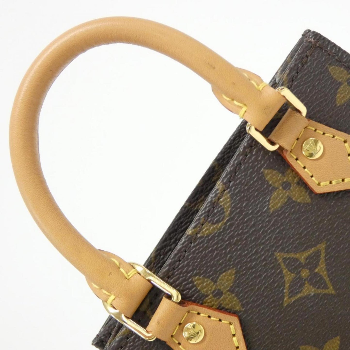 Louis Vuitton Coated Canvas Brown Handbags