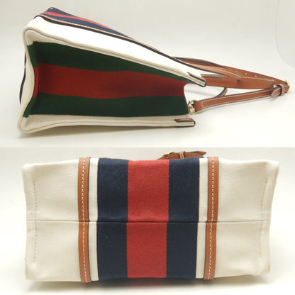 Gucci Canvas Brown Tote Bags