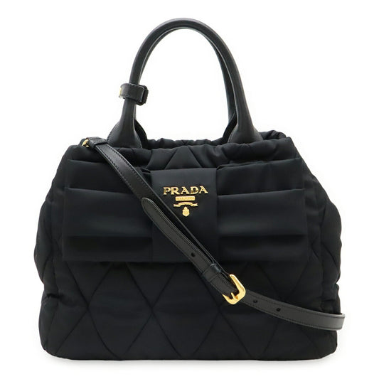 Prada Nylon Black Handbags