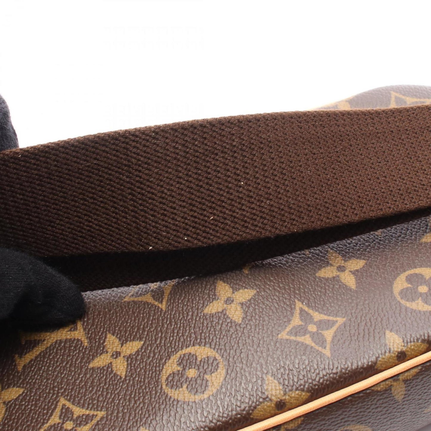 Louis Vuitton Coated Canvas Brown Crossbody Bags