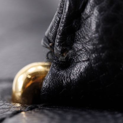 Chanel Calfskin Black Handbags