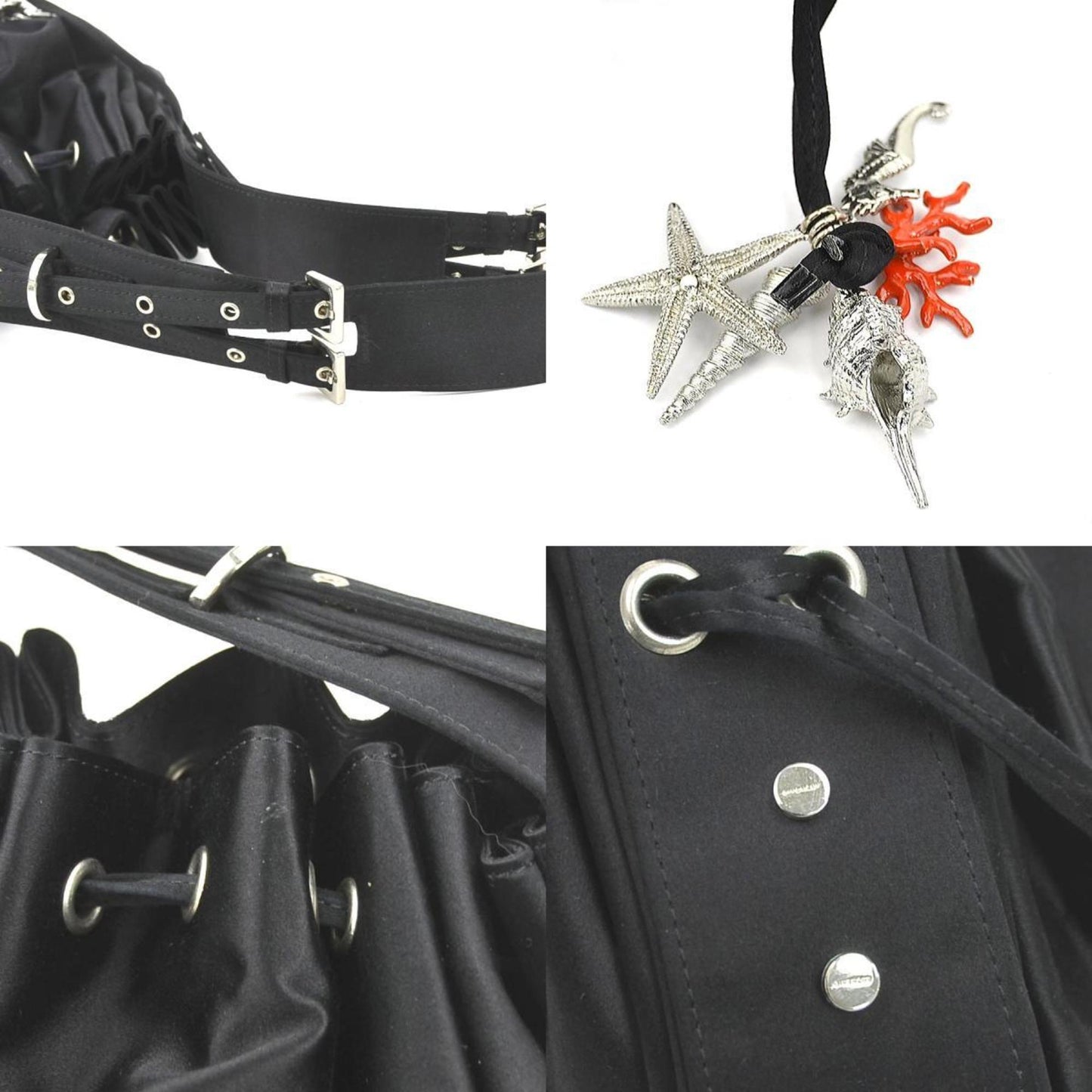 Givenchy Satin Black Shoulder Bags