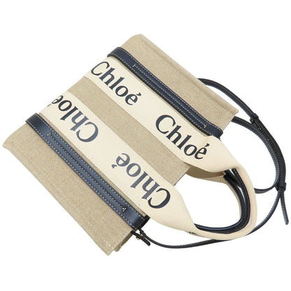 Chloé Linen Blue Handbags