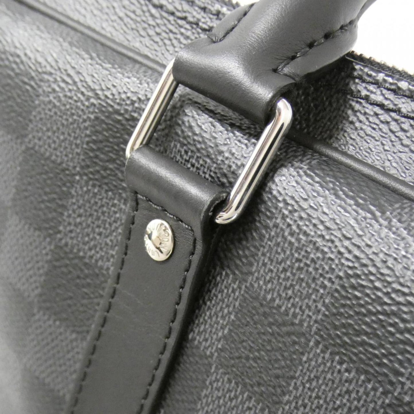 Louis Vuitton Coated Canvas Gray Handbags