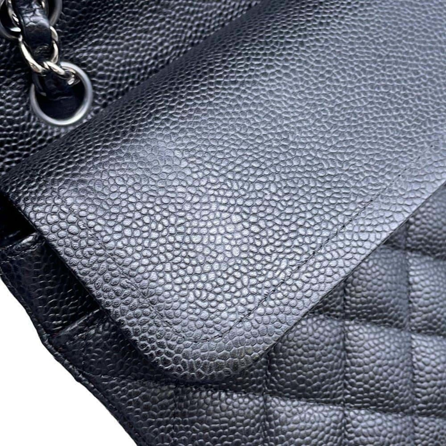Chanel Calfskin Black Shoulder Bags