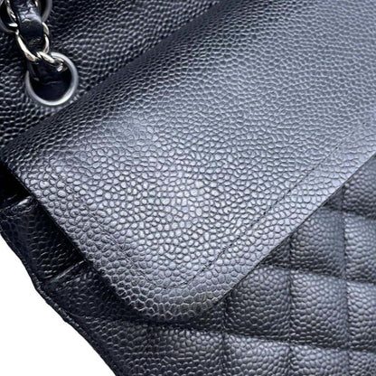Chanel Calfskin Black Shoulder Bags