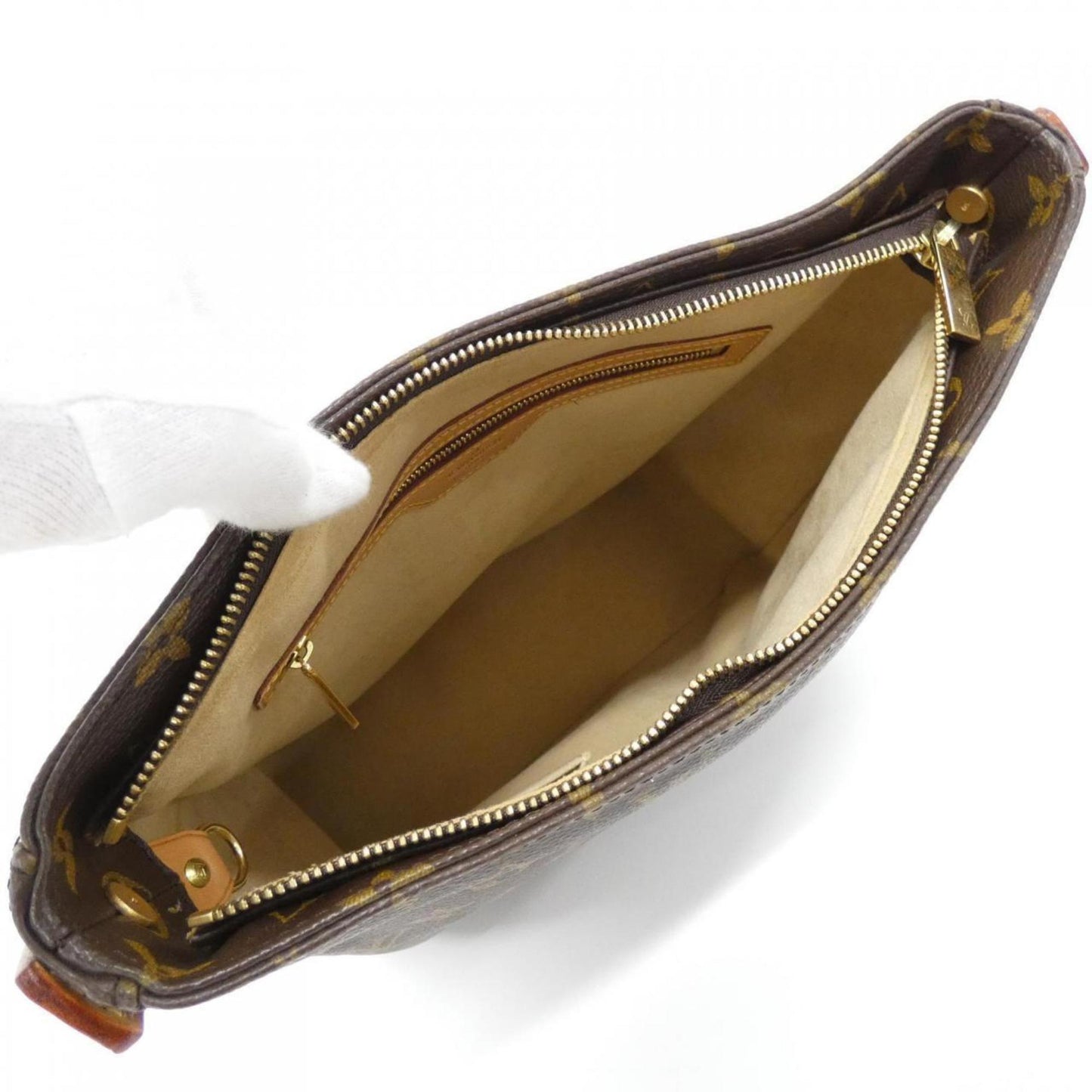 Louis Vuitton Coated Canvas Brown Shoulder Bags
