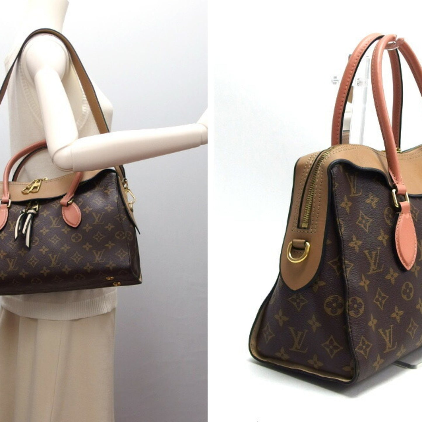 Louis Vuitton Monogram Canvas Red Handbags