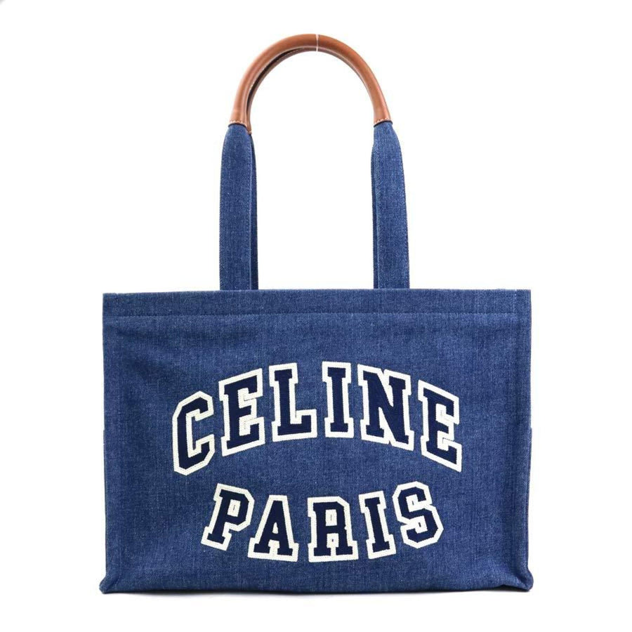 Celine Denim Blue Shoulder Bags